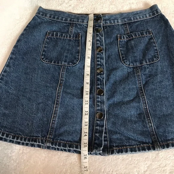 BDG blue denim skirt size Medium - Picture 9 of 9